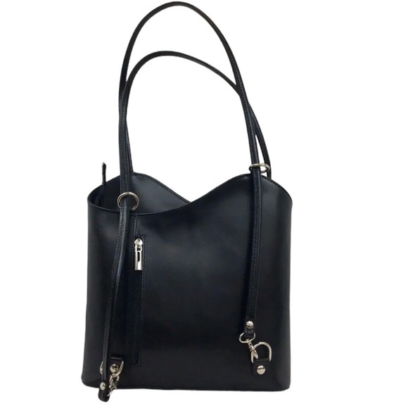 Kidus woldemichael Handbags - Kidus woldemichael Purse Bag made Italy Florence convertible tote backpack Navy